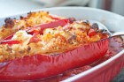 Tag 2: Gefüllte Paprika mit Schafskäse und Couscous