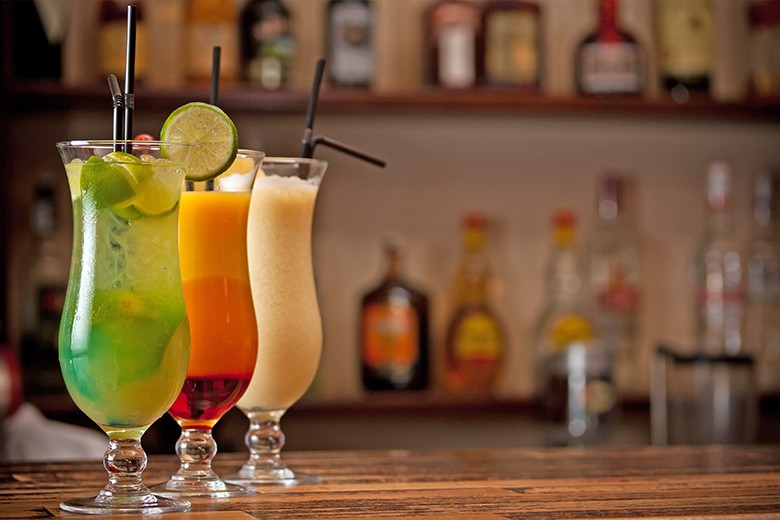 Cocktails mit Fruchtsaft