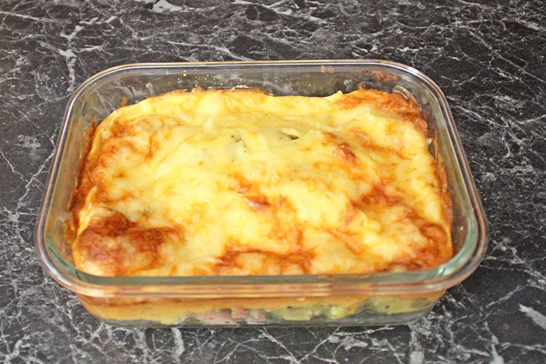Erdäpfel-Topfen-Auflauf