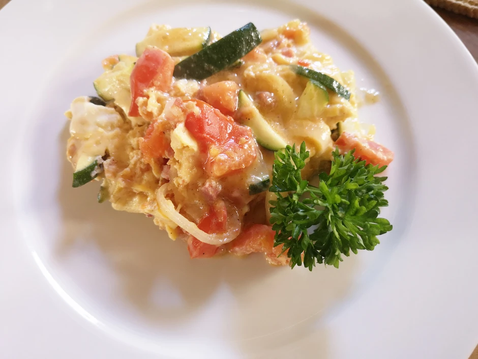 Zucchini-Speck-Frittata