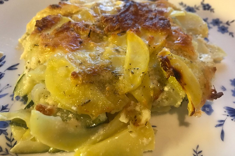 Kartoffel-Zucchini-Gratin