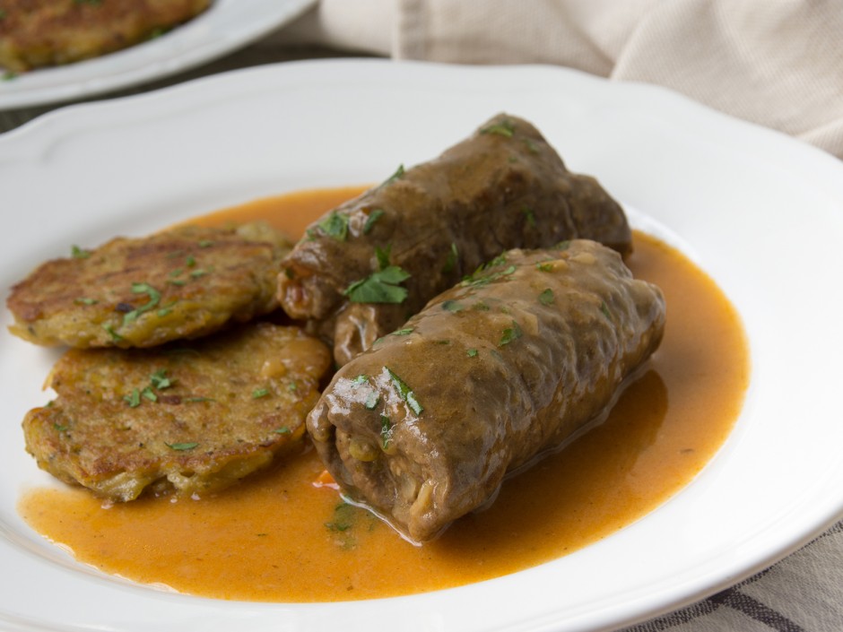 Flotte Rindsrouladen mit einfachen Rösti