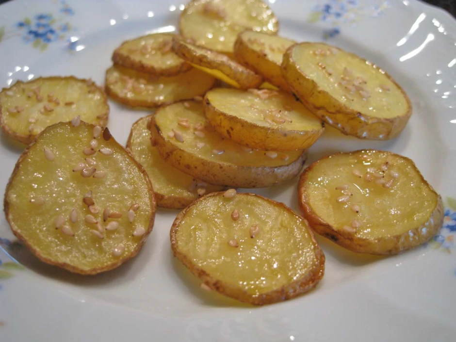 Pommes mit Sesam