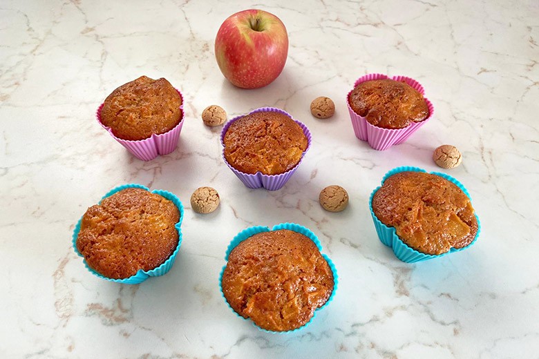 Apfel-Amarettini-Muffins