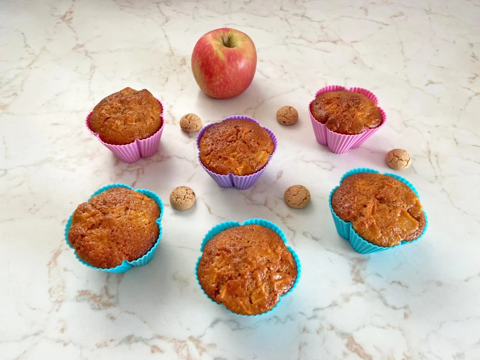 Apfel-Amarettini-Muffins