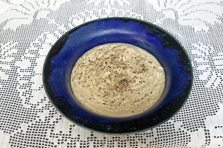 Auberginen - Mandel - Creme