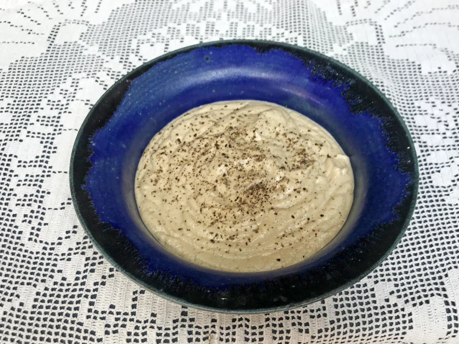 Auberginen - Mandel - Creme