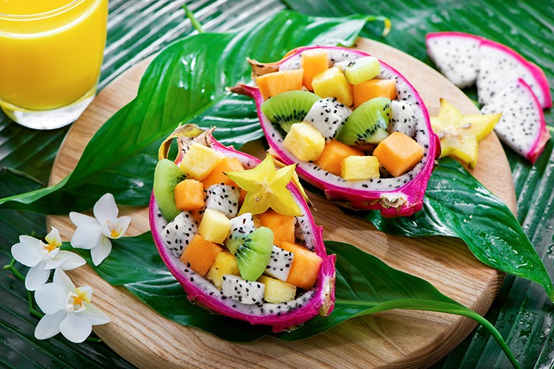 Exotischer Obstsalat