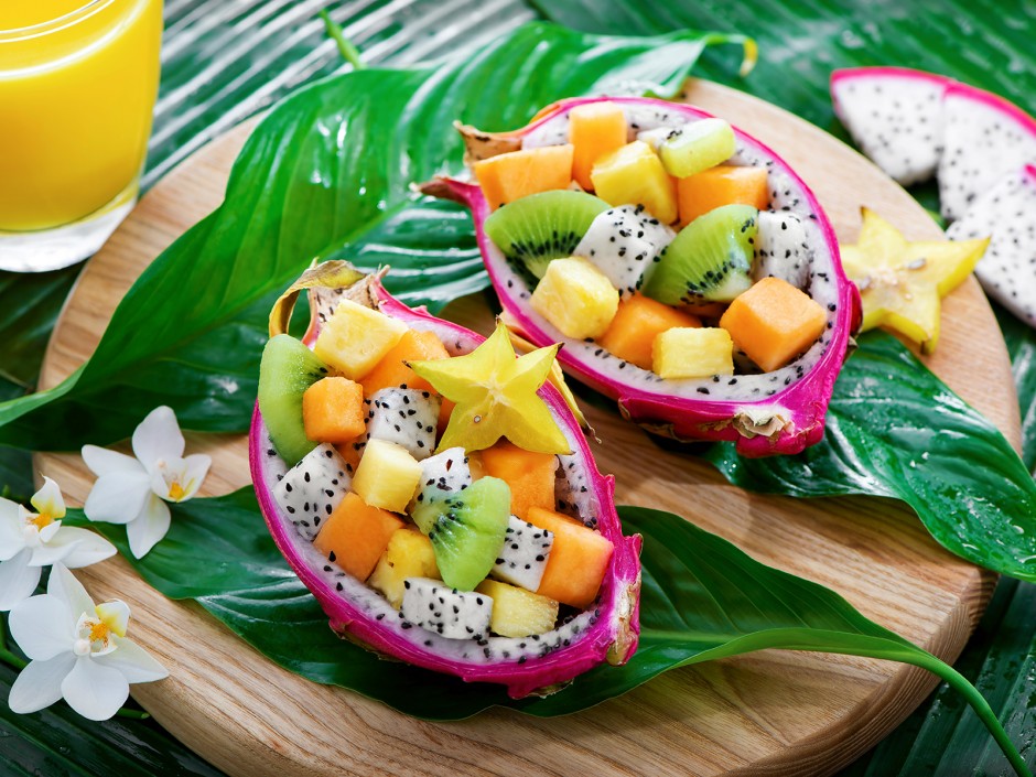 Exotischer Obstsalat