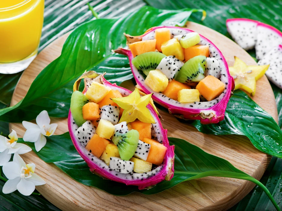 Exotischer Obstsalat