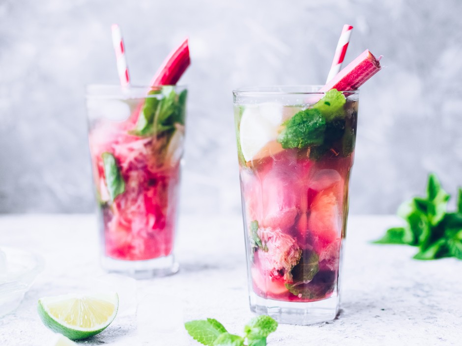 Rhabarber-Mojito