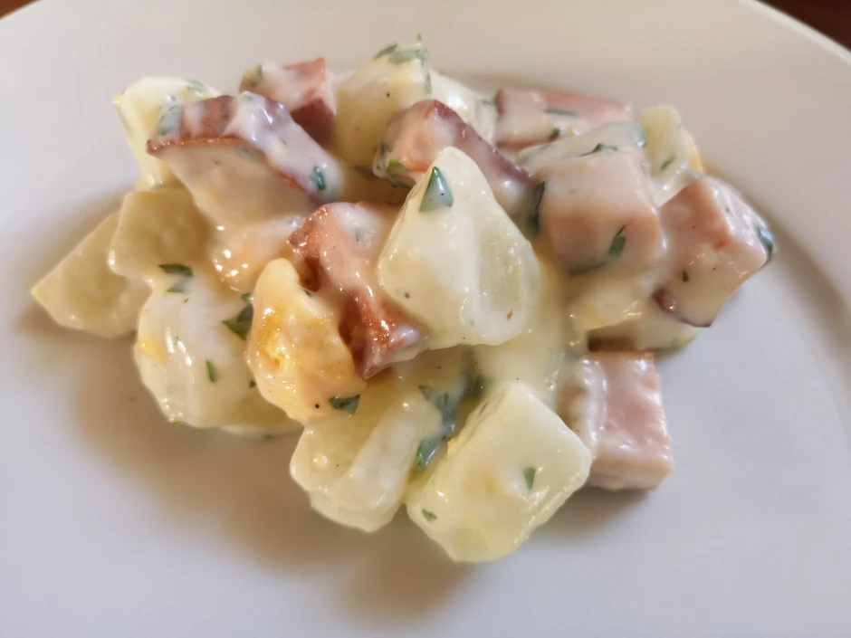Kohlrabi-Eier-Ragout