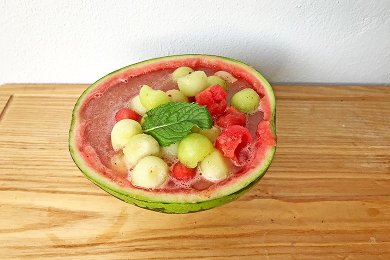 Marinierte Melonen