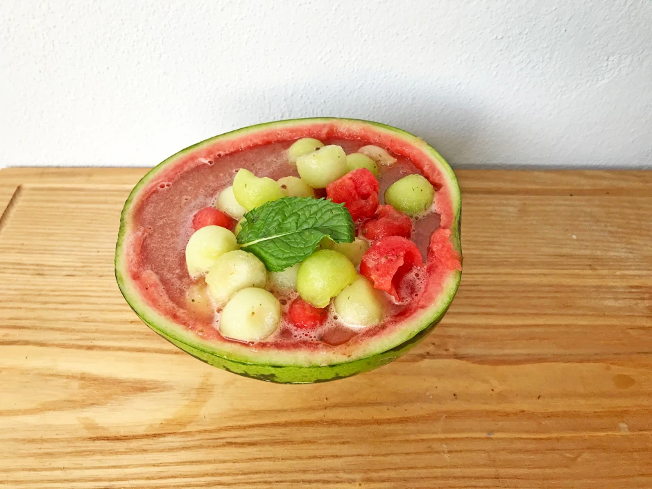 Marinierte Melonen
