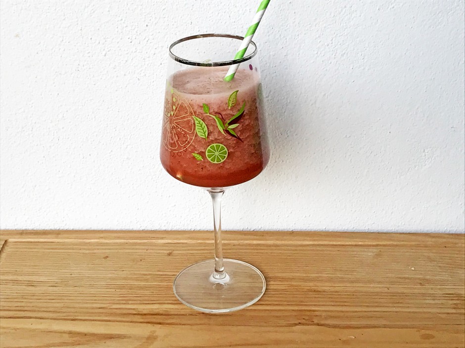 Melonen-Sekt-Cocktail