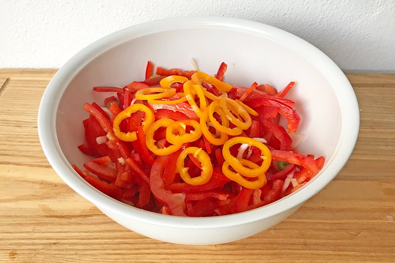 Paprika-Chili-Salat