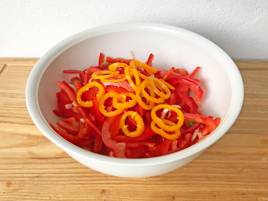 Paprika-Chili-Salat