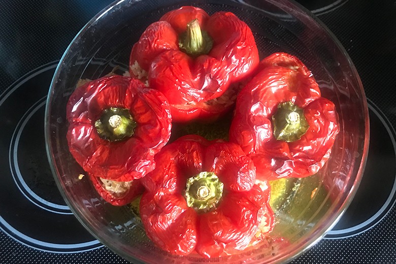 Gefüllte Paprika - vegan
