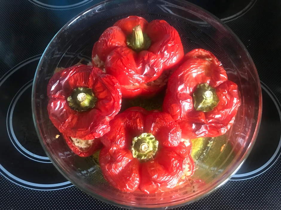 Gefüllte Paprika - vegan