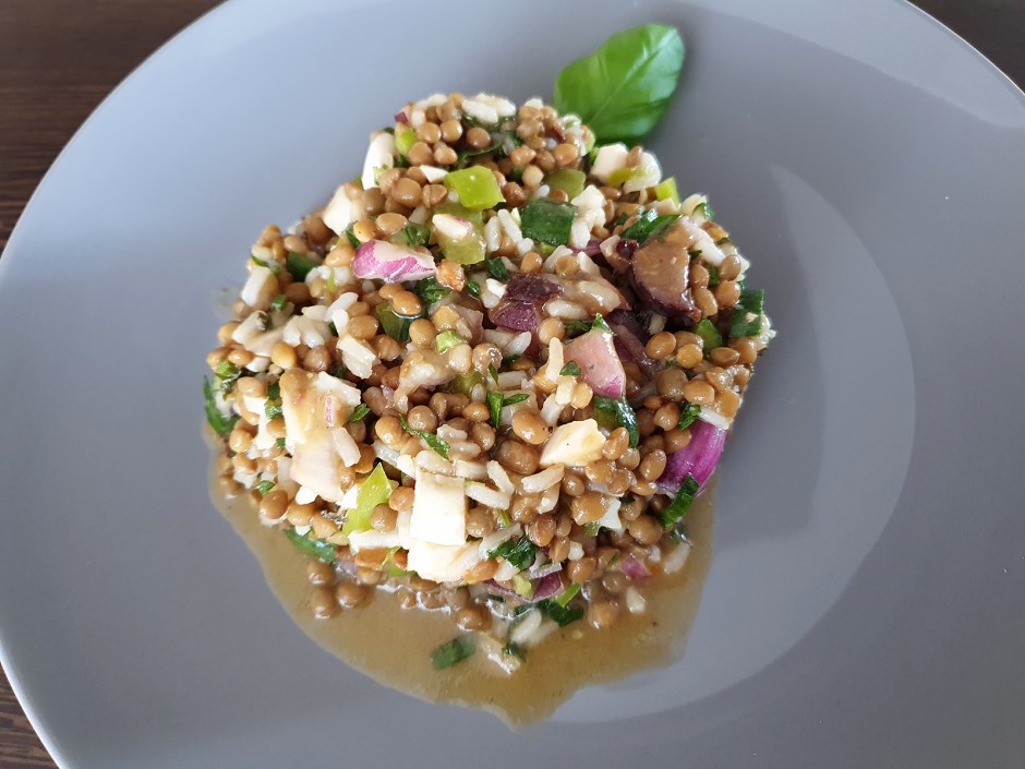 Linsensalat mit Minze