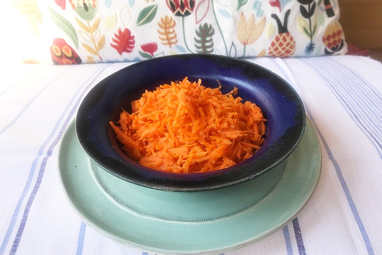 Karottensalat mit Knoblauch