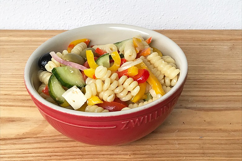 Nudelsalat - Griechischer Art