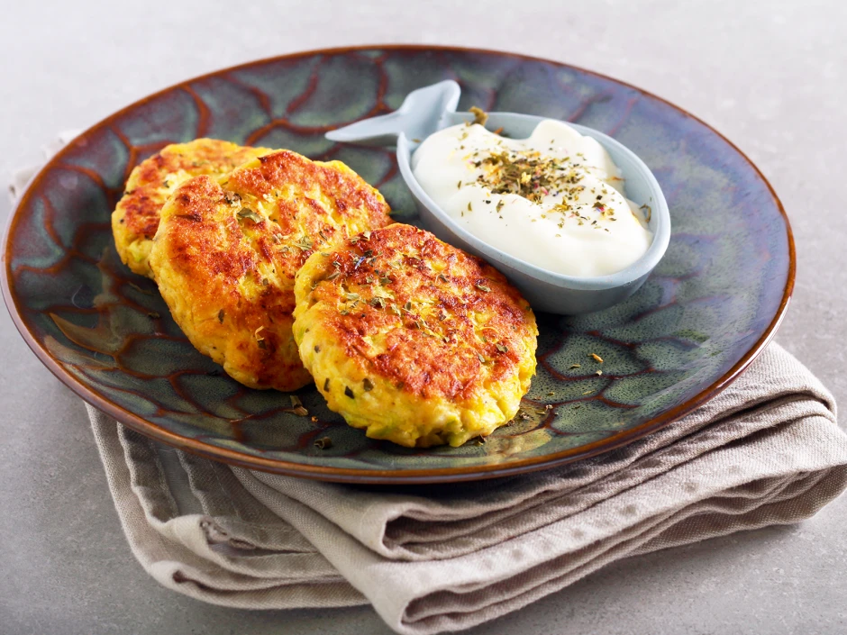 Griechische Zucchini-Puffer