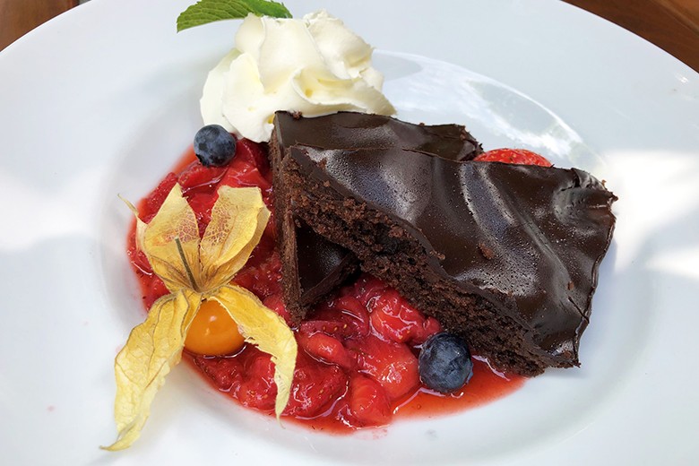 Kaffee-Birnen-Brownies