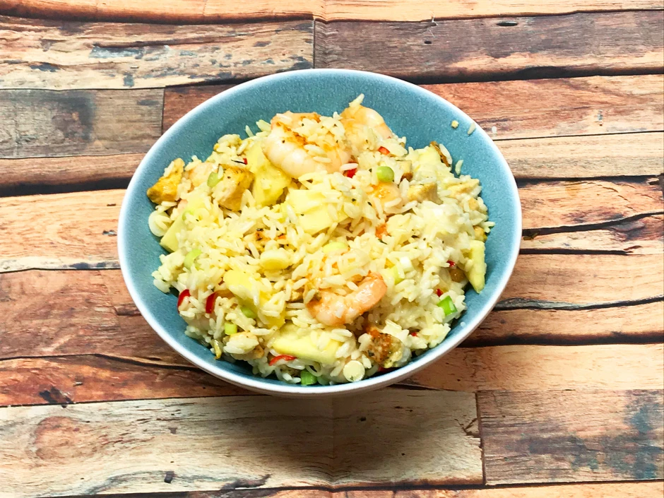 Exotischer Reissalat