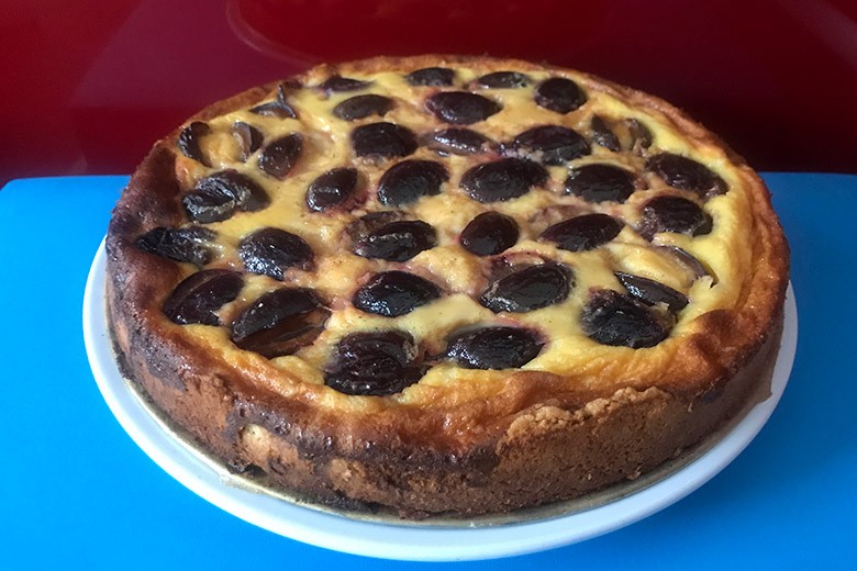 Zwetschgenkuchen mit Guss