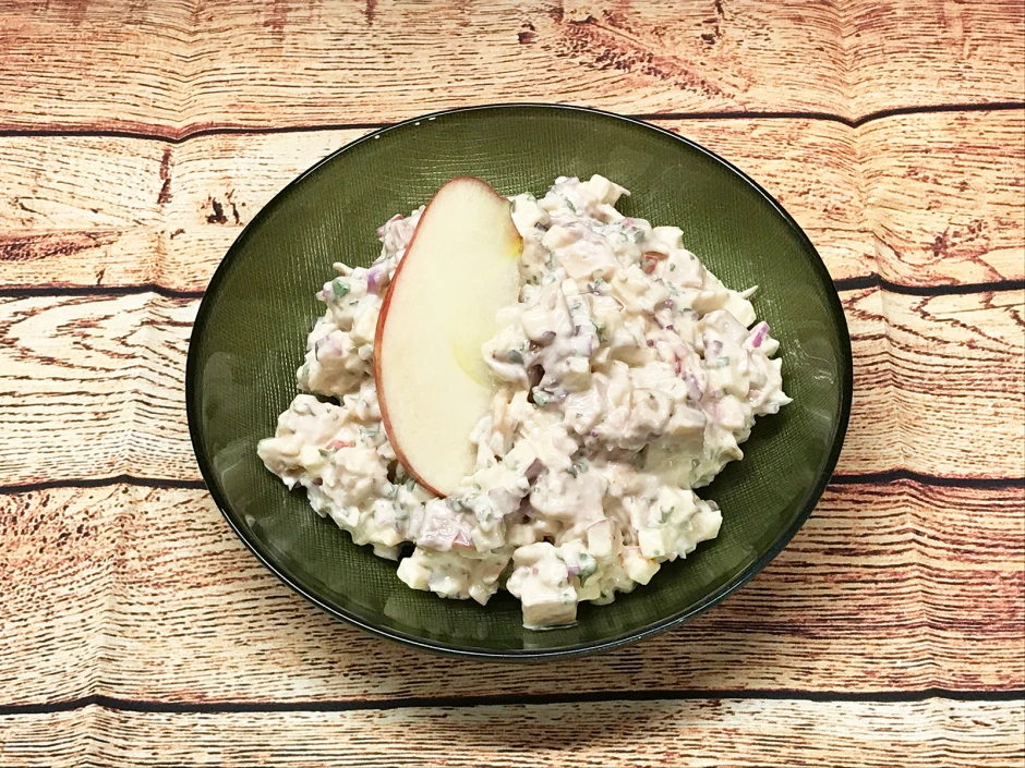 Räucherforellensalat
