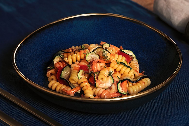 Barilla COLLEZIONE Fusilli Bucati Corti mit Gemüse