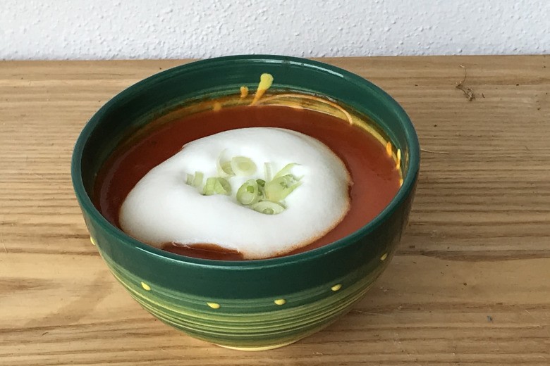 Tomatensuppe mit Gin-Obers