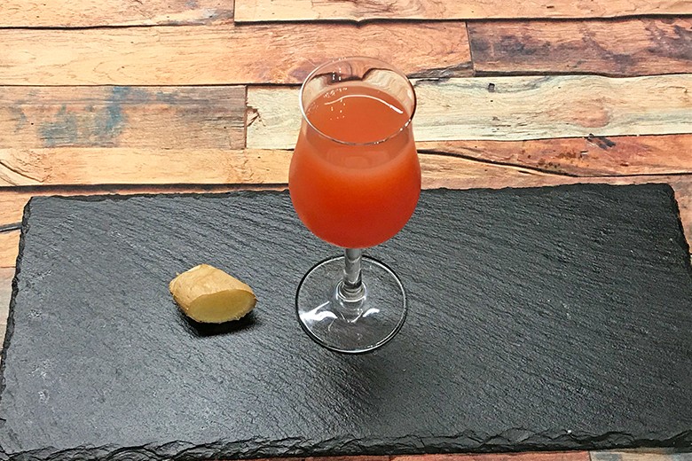 Grapefruit-Ingwer-Shot