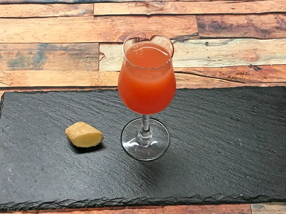 Grapefruit-Ingwer-Shot