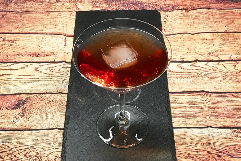 Martini-Cassis-Cocktail
