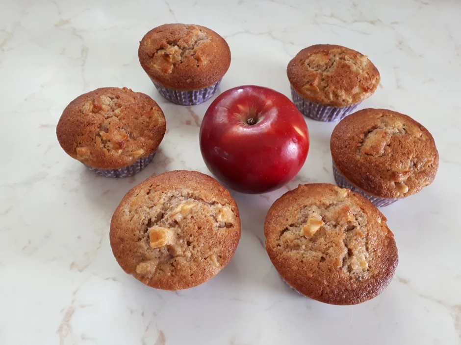 Apfel-Nuss-Muffins