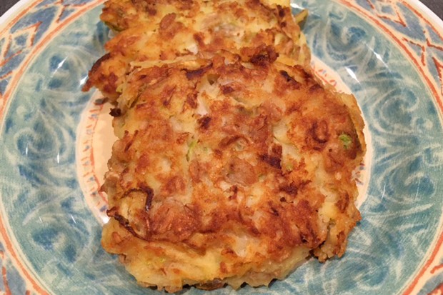 Kartoffelpuffer mit Zucchini - Rezept