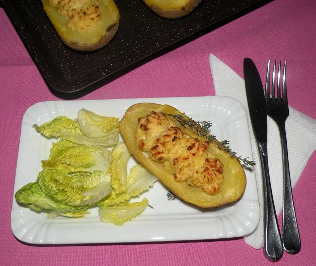 Kartoffeln mit würziger Kräutersauce