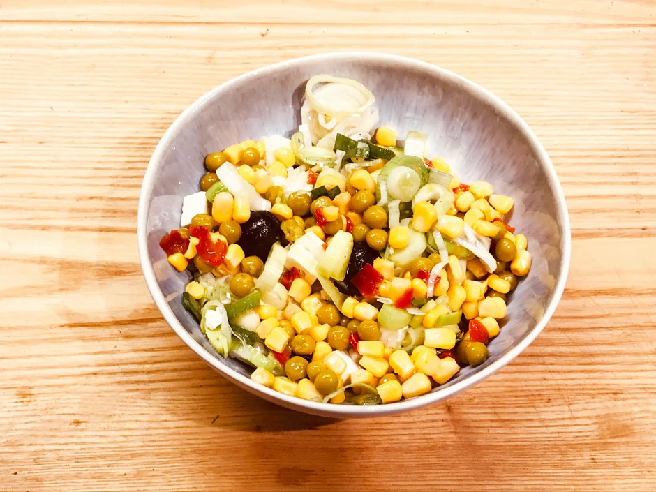 Mais-Lauch-Salat