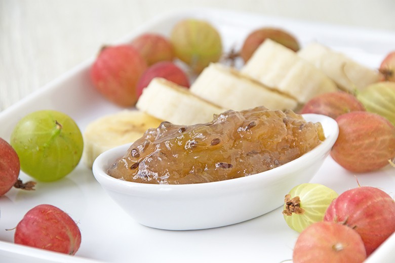 Bananen-Stachelbeer-Marmelade