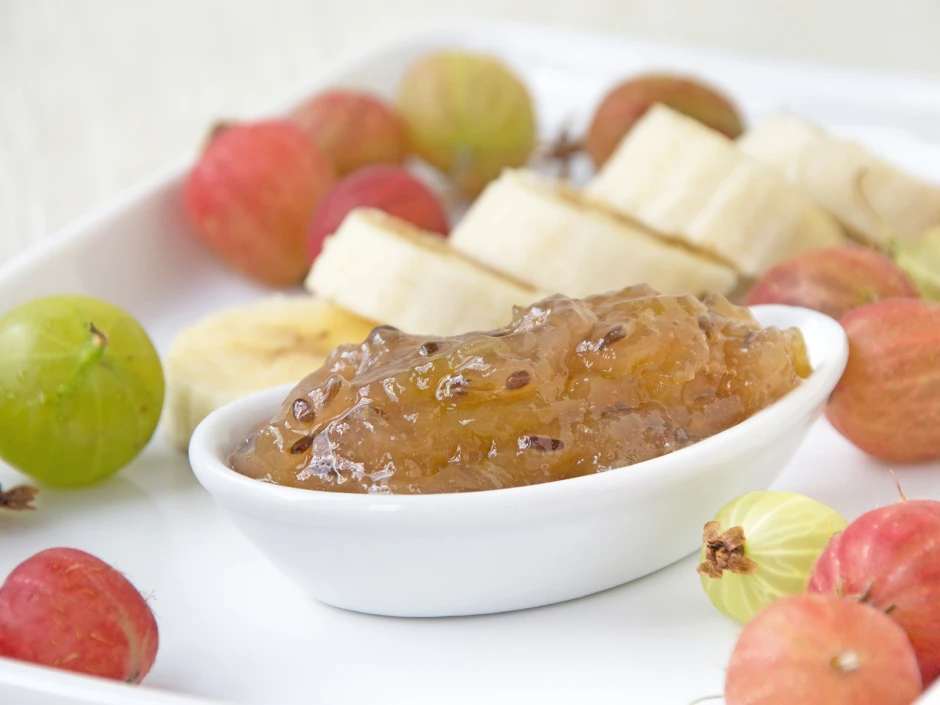 Bananen-Stachelbeer-Marmelade