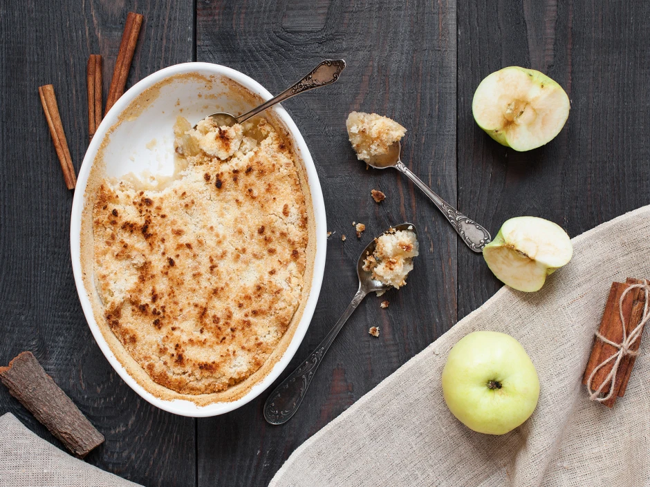 Apfel-Zwieback-Auflauf