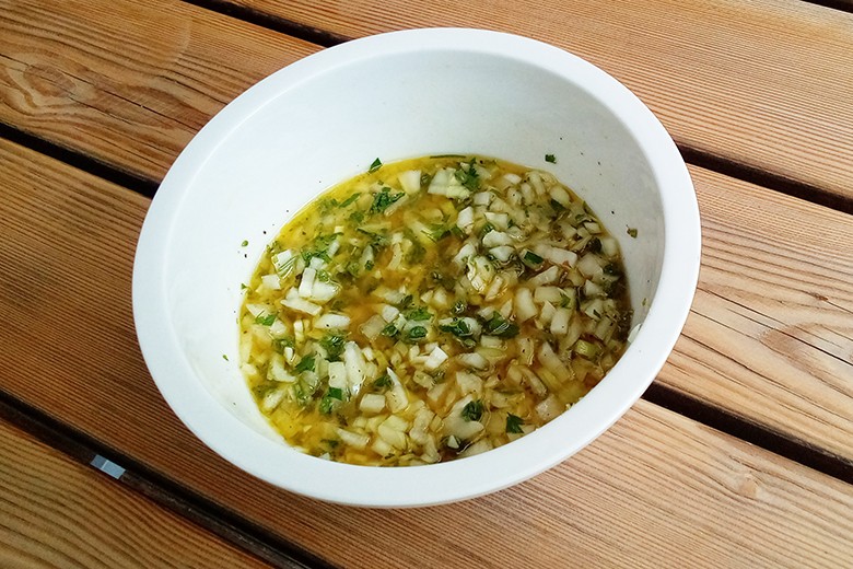 Kräutermarinade für Steaks