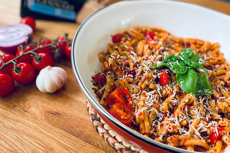 Capriccio di castagna mit Nduja aus Kalabrien