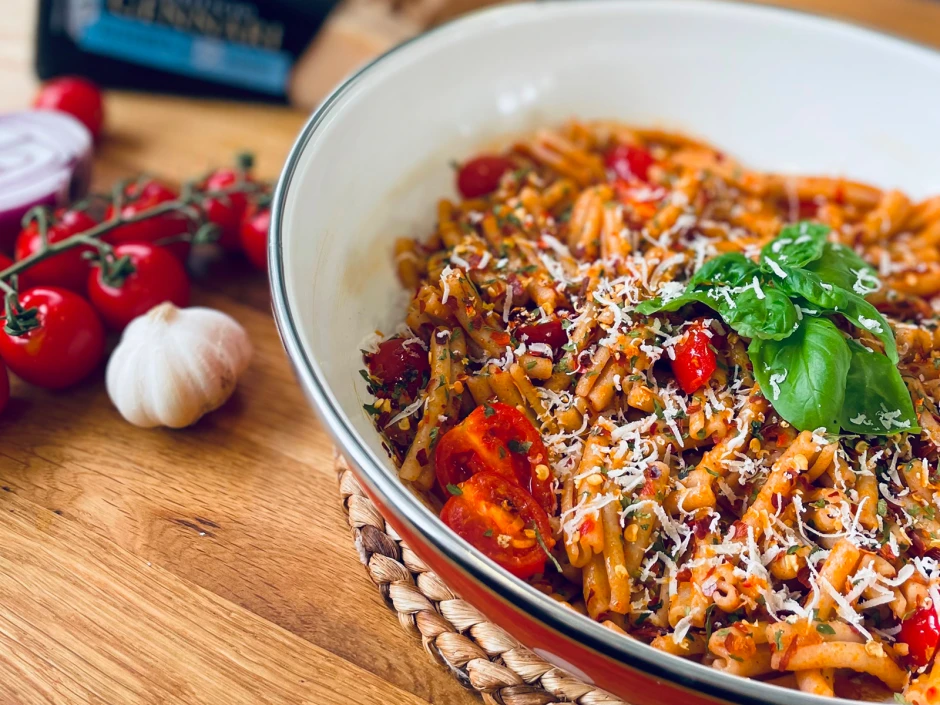 Capriccio di castagna mit Nduja aus Kalabrien