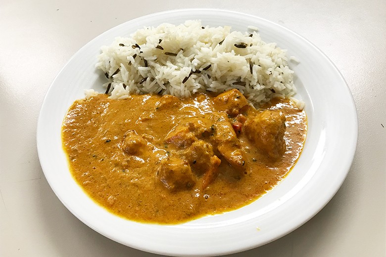Indian Chicken in Kokossoße
