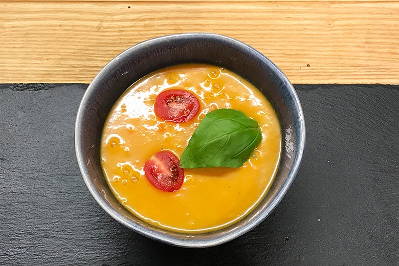 Kokos-Karottensuppe Hawaii
