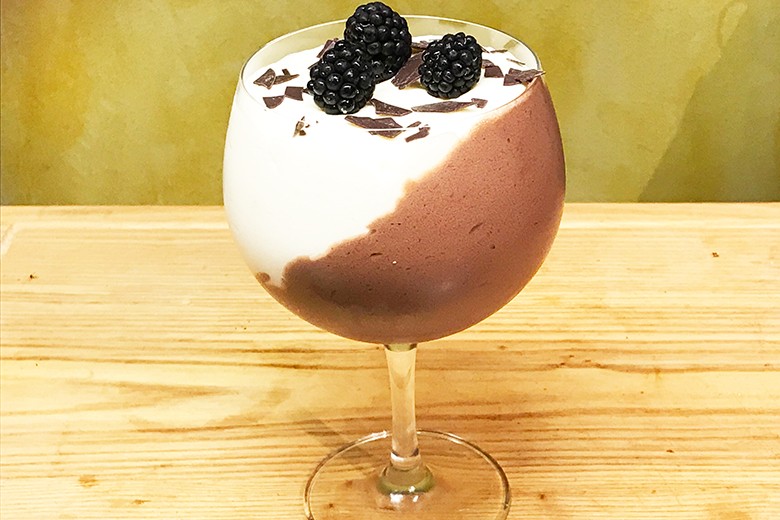 Zweierlei Mousse au Chocolat