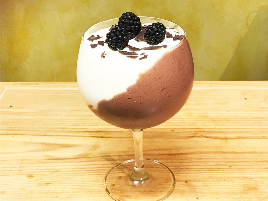 Zweierlei Mousse au Chocolat